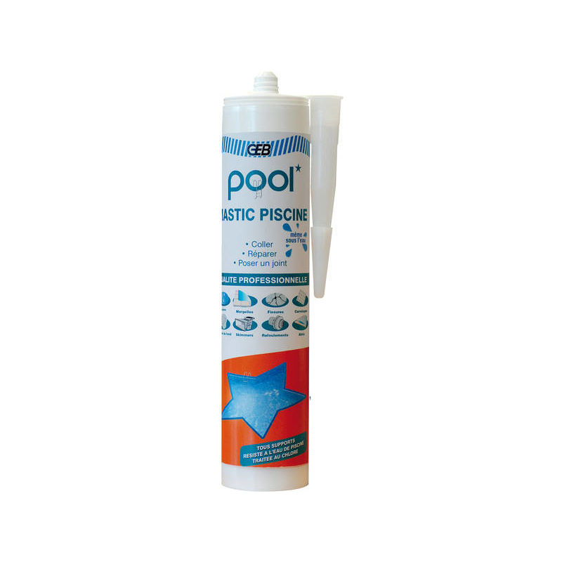 [590910] GEB POOL - Mastic Blanc 290 ML
