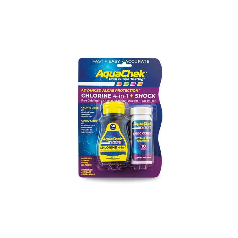 AQUACHECK - CHLORE 4 EN 1 + SHOCK
