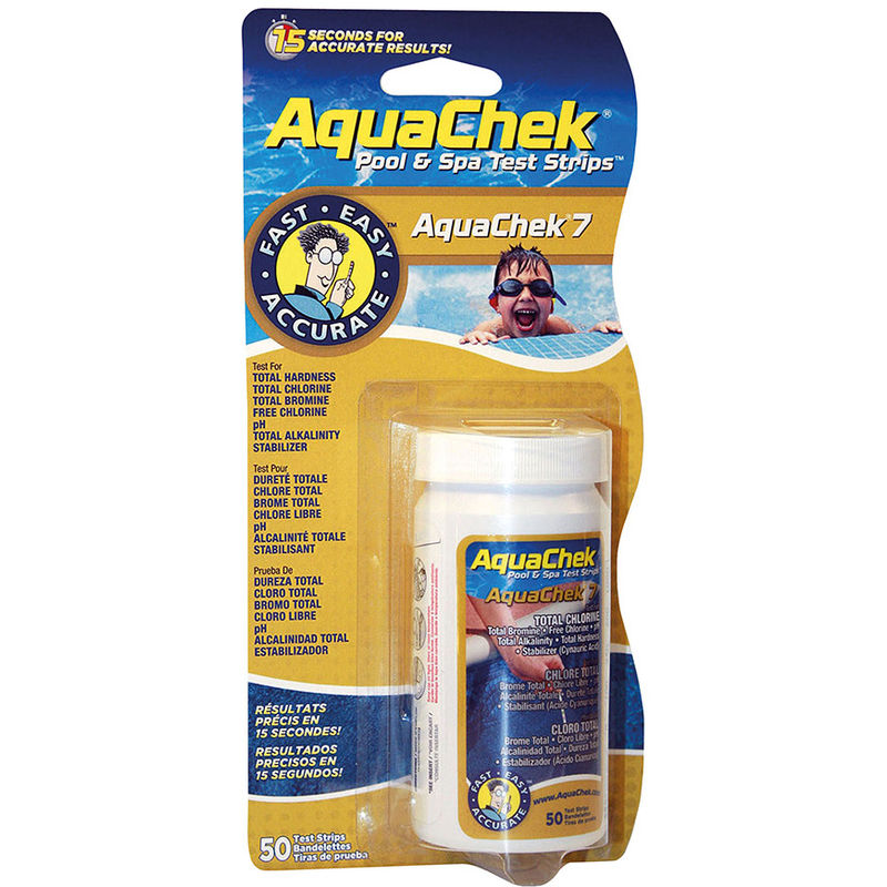 AQUACHECK - 7 FONCTIONS (pH, Cl L+T , Br, TAC, TH, ACy)