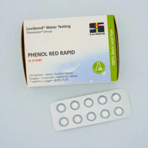 POOLTESTER - PHENOL RED rapide - 10 pastilles