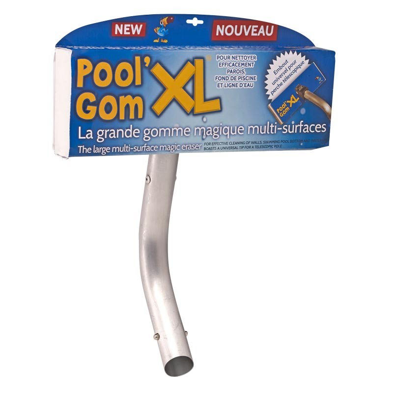 POOL'GOM XL - Grande Gomme magique avec embout pour manche télescopique